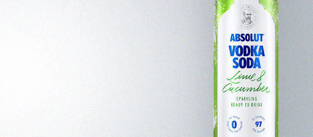 Absolut Vodka Soda Lime & Cucumber