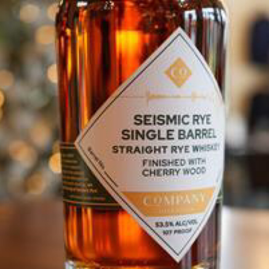 Siesmic Rye Single Barrel Straight Rye Whiskey