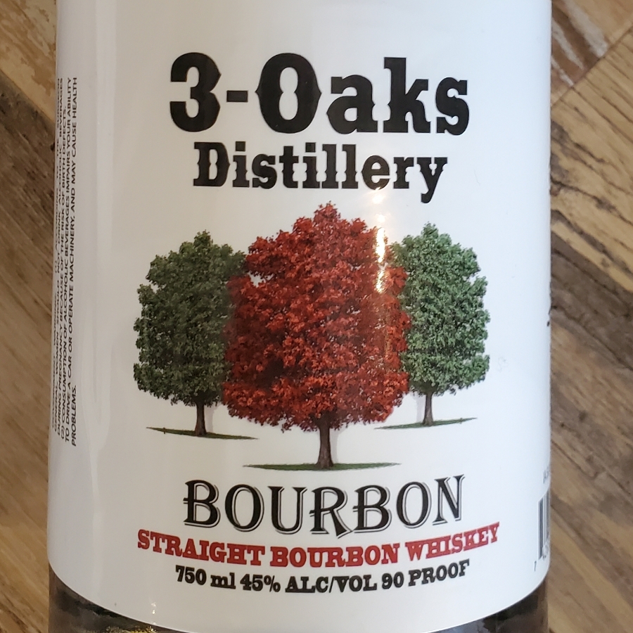 3-Oaks Straight Bourbon Whisky