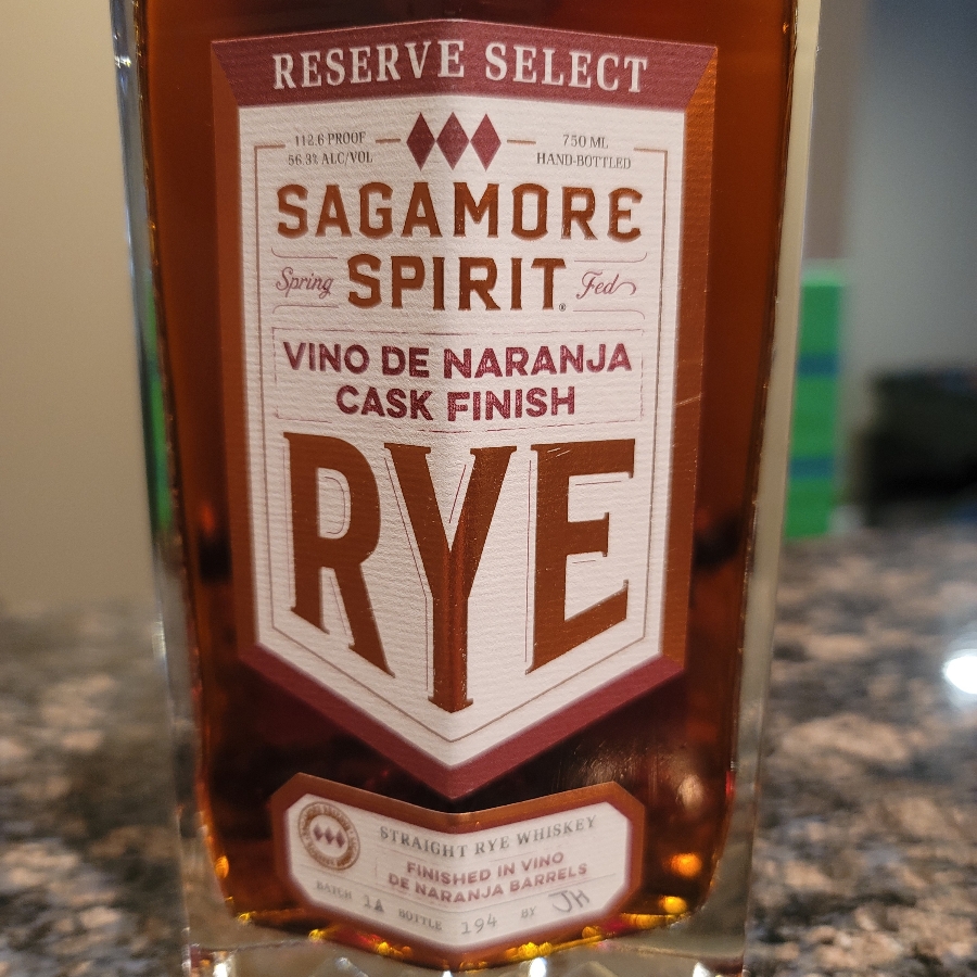 Sagamore Spirit Reserve Select Vino de Naranja Cask Finish Rye