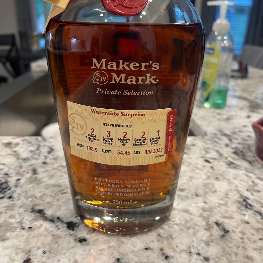 Makers Mark Private Selection Waterside Surprise