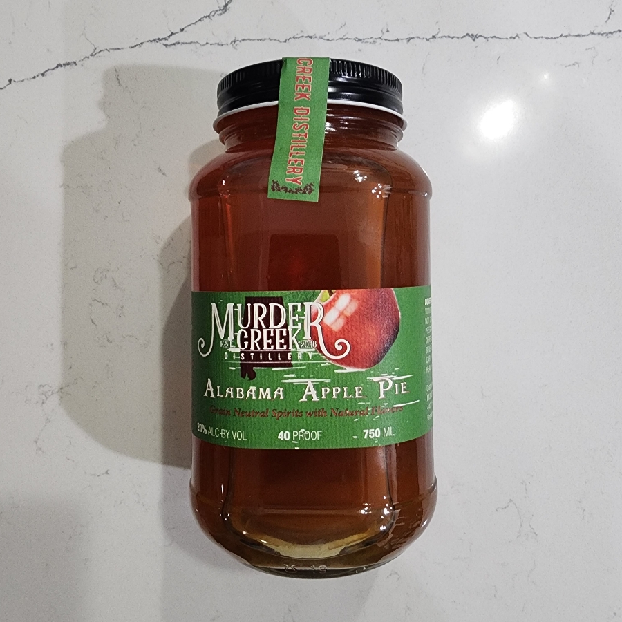 Murder Creek Distillery Alabama Apple Pie Moonshine
