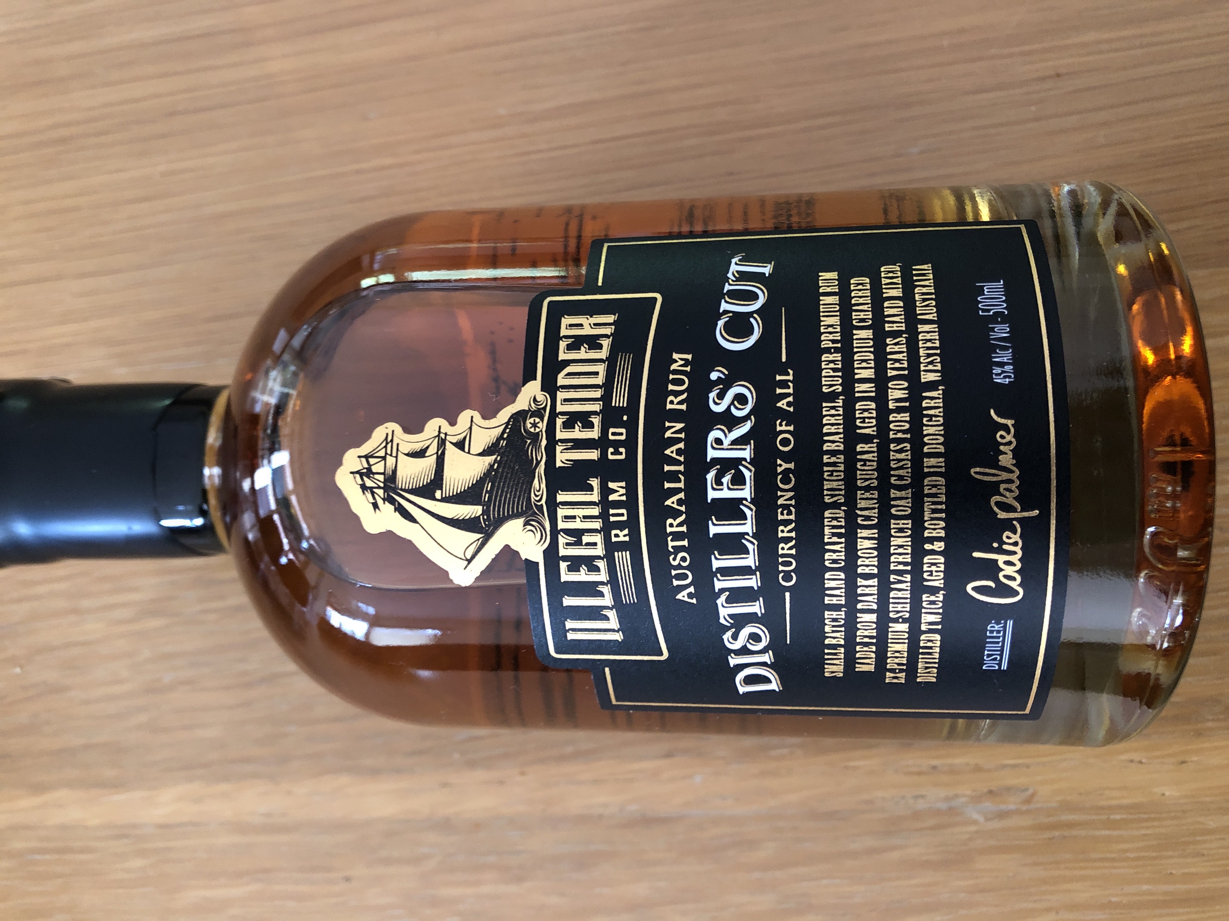 Illegal Tender Rum - Distillers Cut