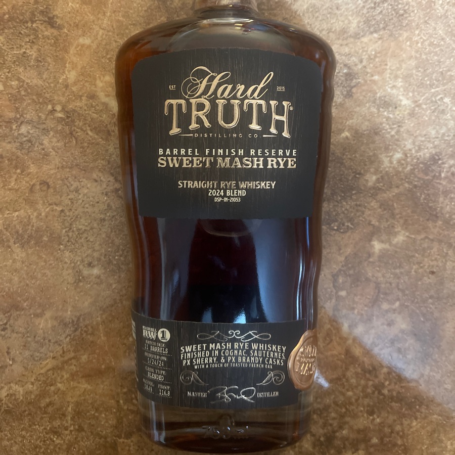 Hard Truth Barrel Finish Reserve Sweet Mash Rye (2024 Blend)