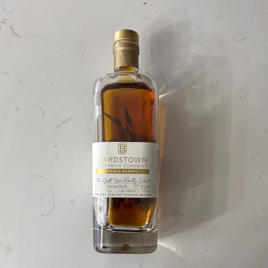 Bardstown Single Barrel (60/26/10/4 - 6 Year)