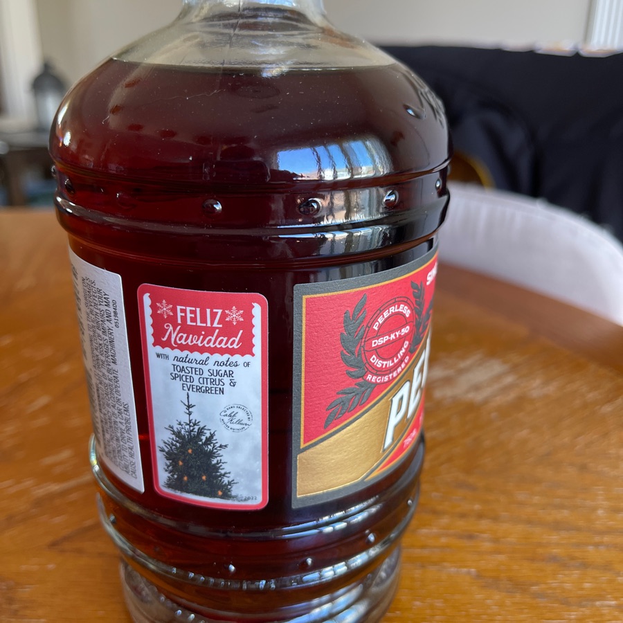 Peerless Bourbon Single Barrel Christmas 2022 (Feliz Navidad)