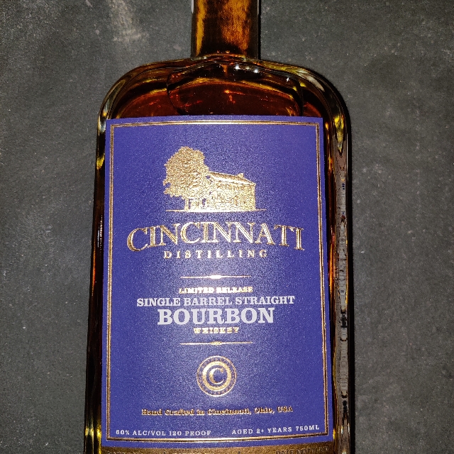 Cincinnati Distilling Single Barrel Straight Bourbon