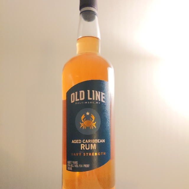 Old Line Aged Caribbean Rum Navy Strength