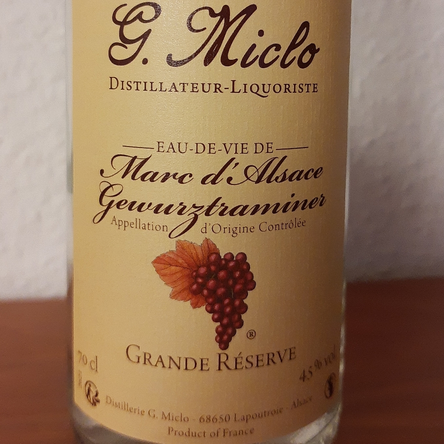Marc di Alsace Gewurztraminer