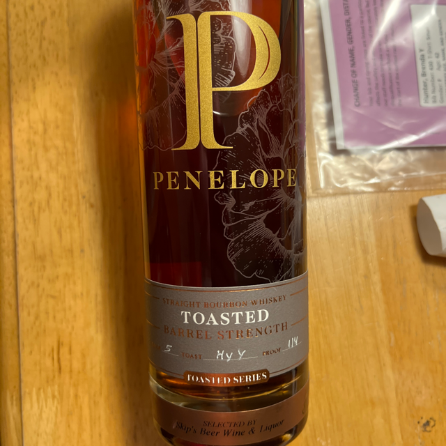 Penelope Toasted Barrel Strength Bourbon (Skip's Liquor)
