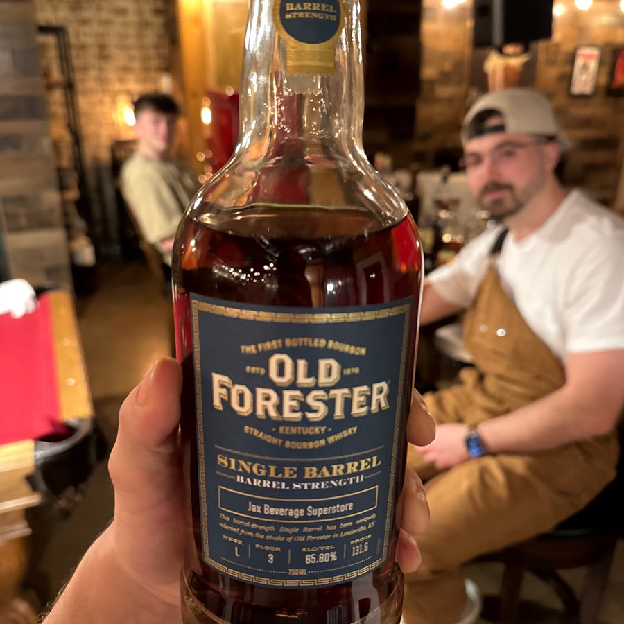 Old Forester Single Barrel Barrel Strength (JAX Store Pick)