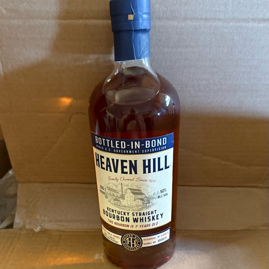 Heaven Hill BiB Bourbon Single Pick - Fady & Carlo's Bonded Brotherhood RH:M, FL:4, Barrel 8068678