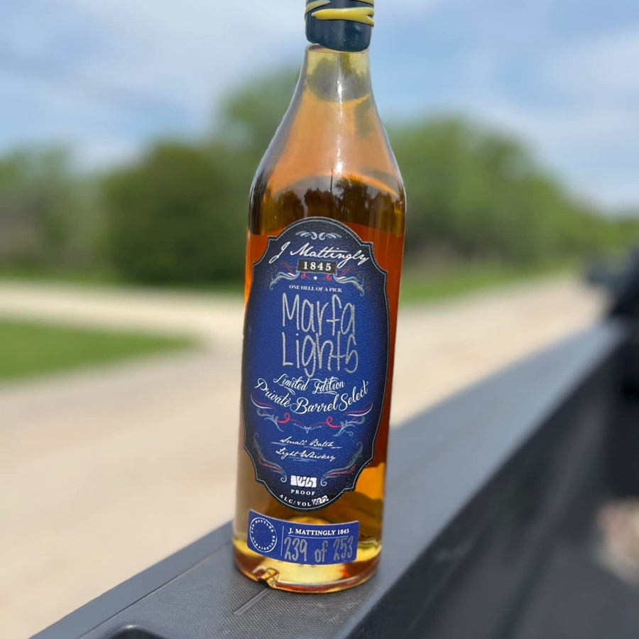 J. Mattingly 1845 Private Barrel Select Light Whiskey "Marfa Lights"