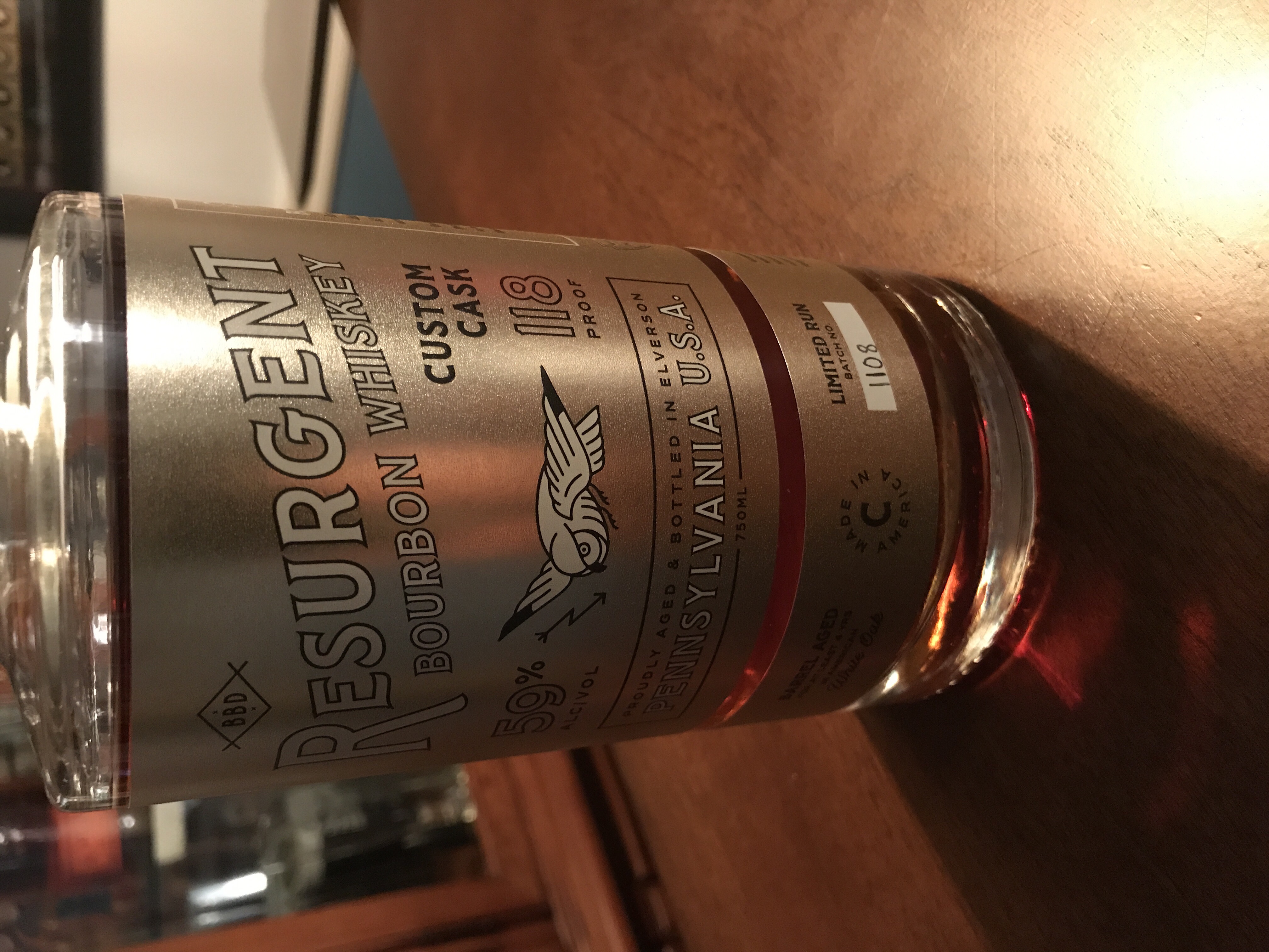 Resurgent Custom Cask Bourbon (118 Proof)