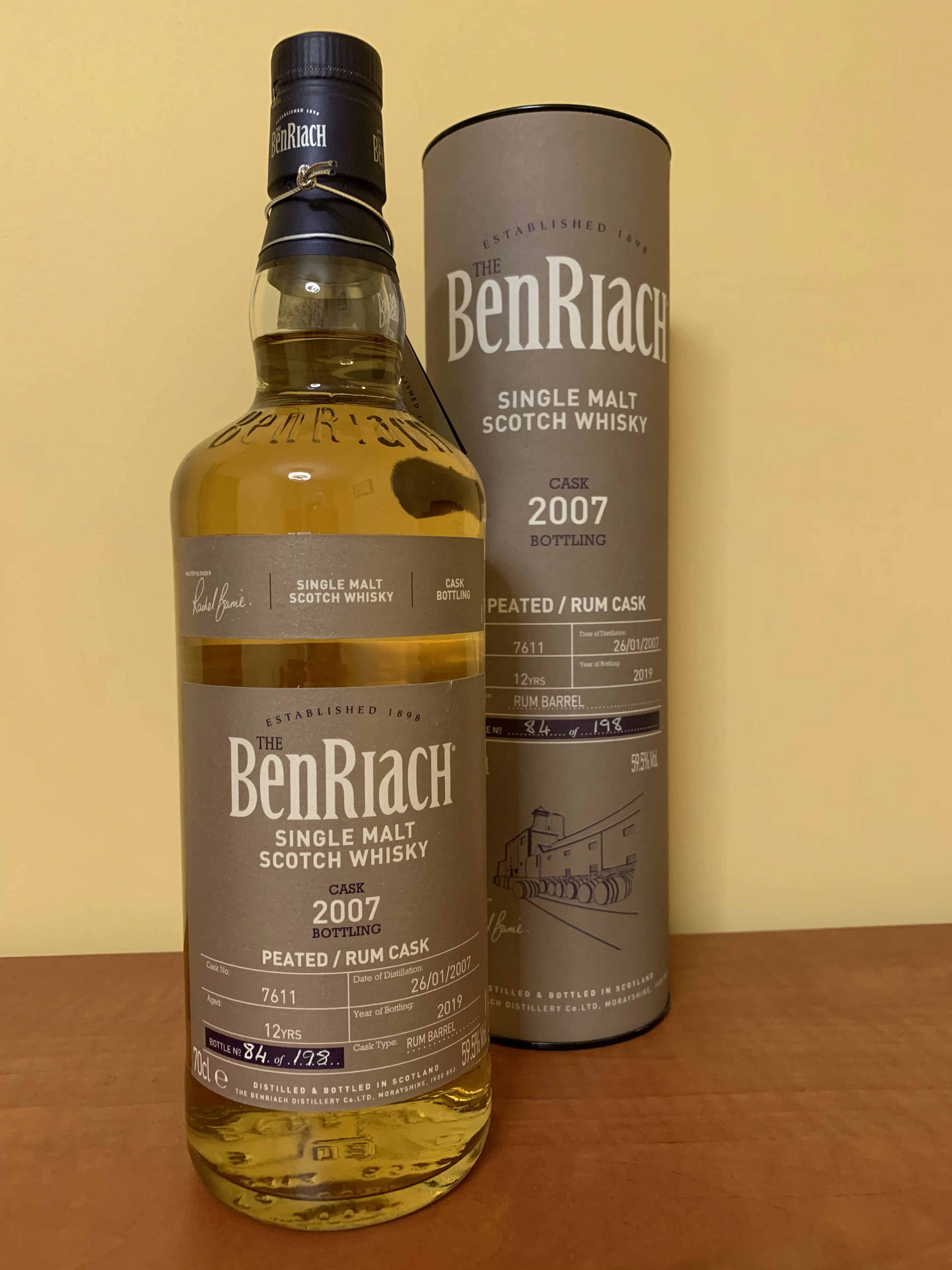 BenRiach 2007 Single Cask #7611