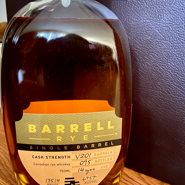 Barrel Rye Single Barrel V201