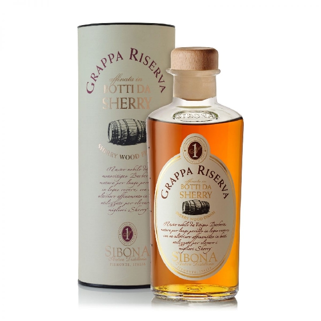 Grappa Sibona Riserva in botti da Sherry