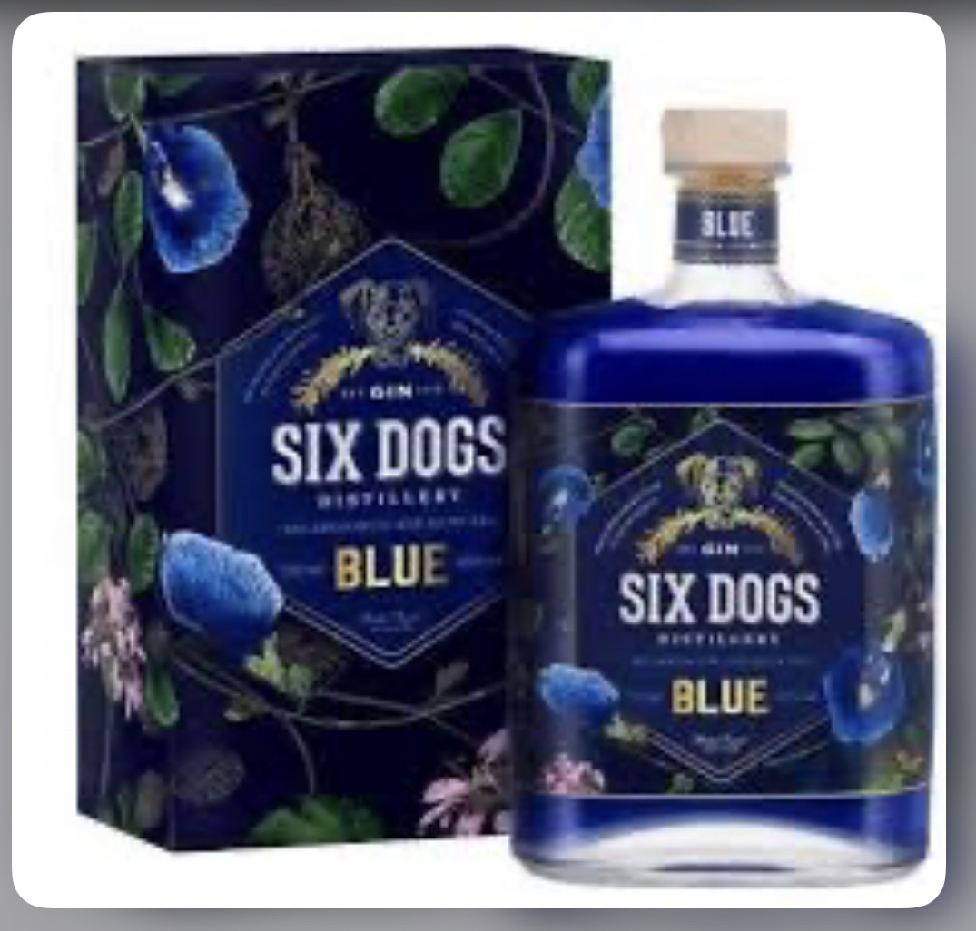 Six Dogs Blue