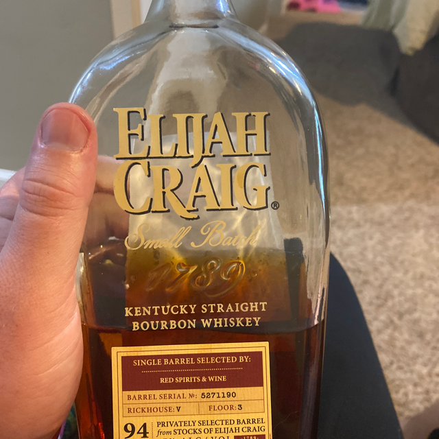 Elijah Craig SIB Reds
