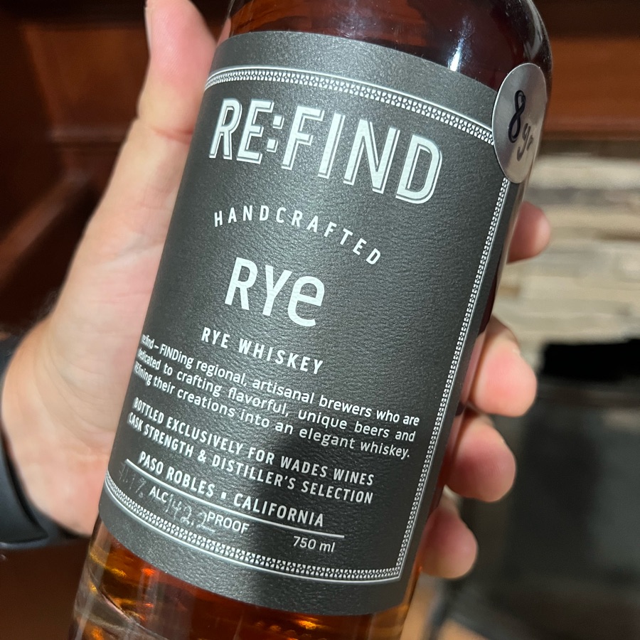 Re:Find Cask Strength Straight Rye Whiskey