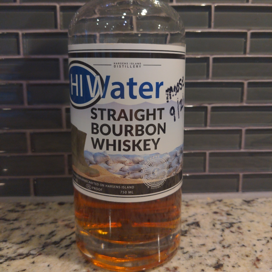 HI Water Straight Bourbon Whiskey