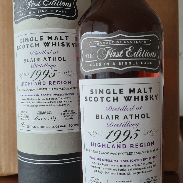 Blair Athol 1995 First Editions