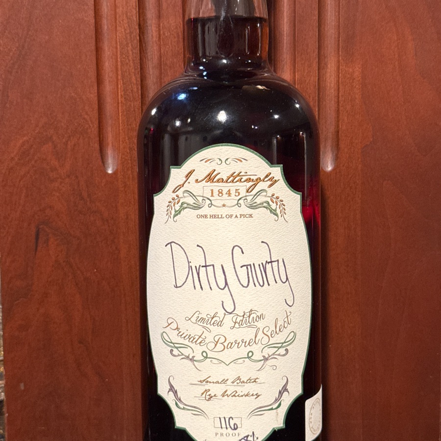 J. Mattingly 1845 Private Barrel Select Rye "Dirty Gurty"