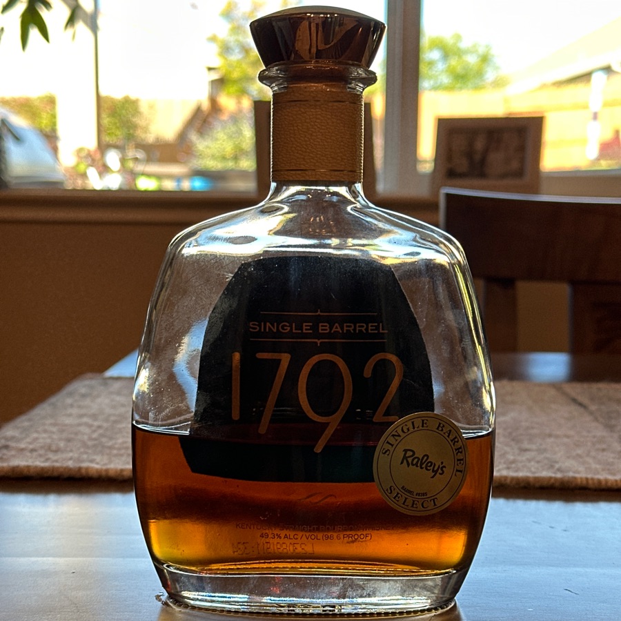 1792 Single Barrel: Raley's Barrel Select