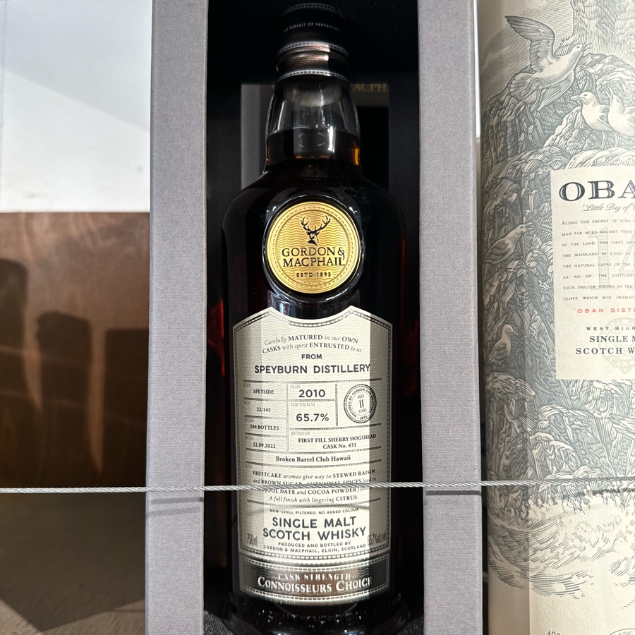 Speyburn 2010 11 Year Connoisseurs Choice Cask Strength (Gordon & MacPhail)