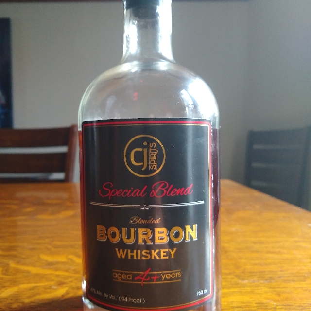 CJ spirits special blend bourbon
