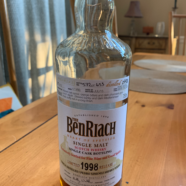 Benriach Limited Release 1998