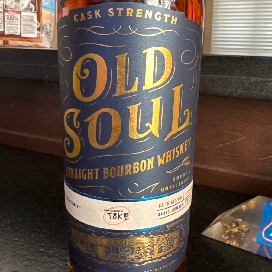 Old Soul Cask Strength Bourbon (T8KE Selection)