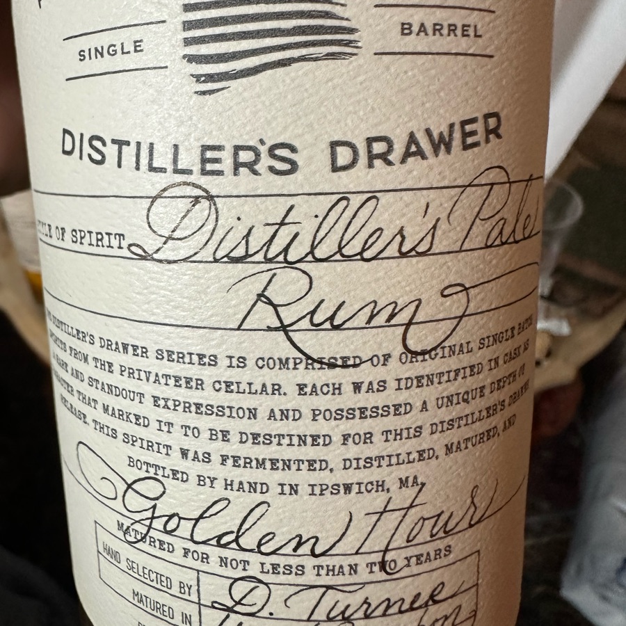 Privateer Distiller's Drawer "Golden Hour"