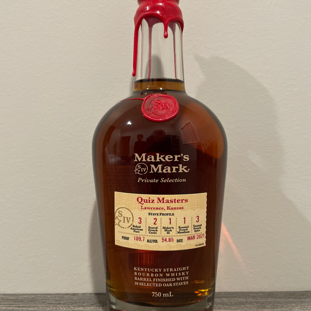 Maker's Mark Private Selection (Quiz Masters Lawrence, Kansas)