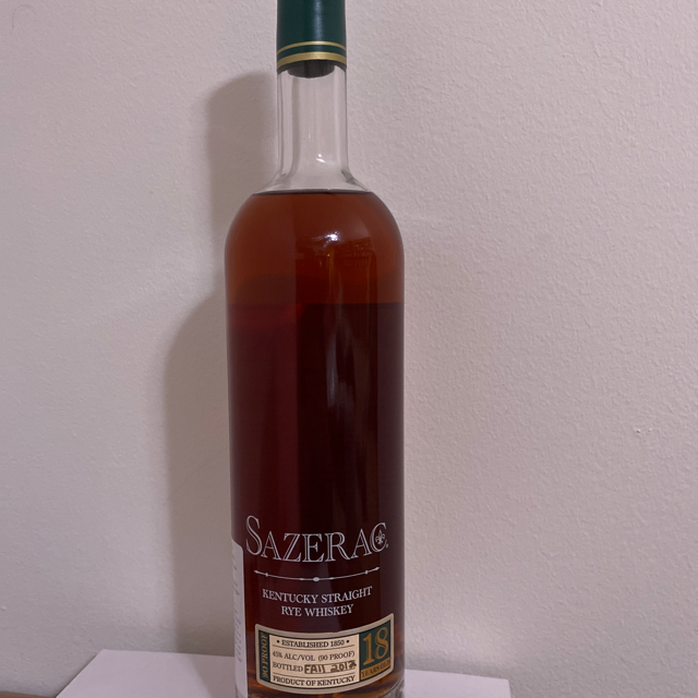 Sazerac Rye 18 Year (Fall 2012)