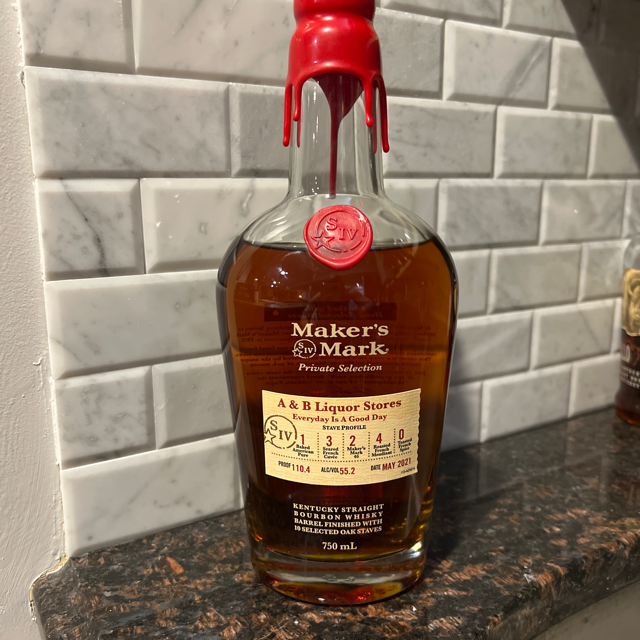 Maker's Mark Private Selection A & B Liquor Stores "Everyday Is A Good Day"