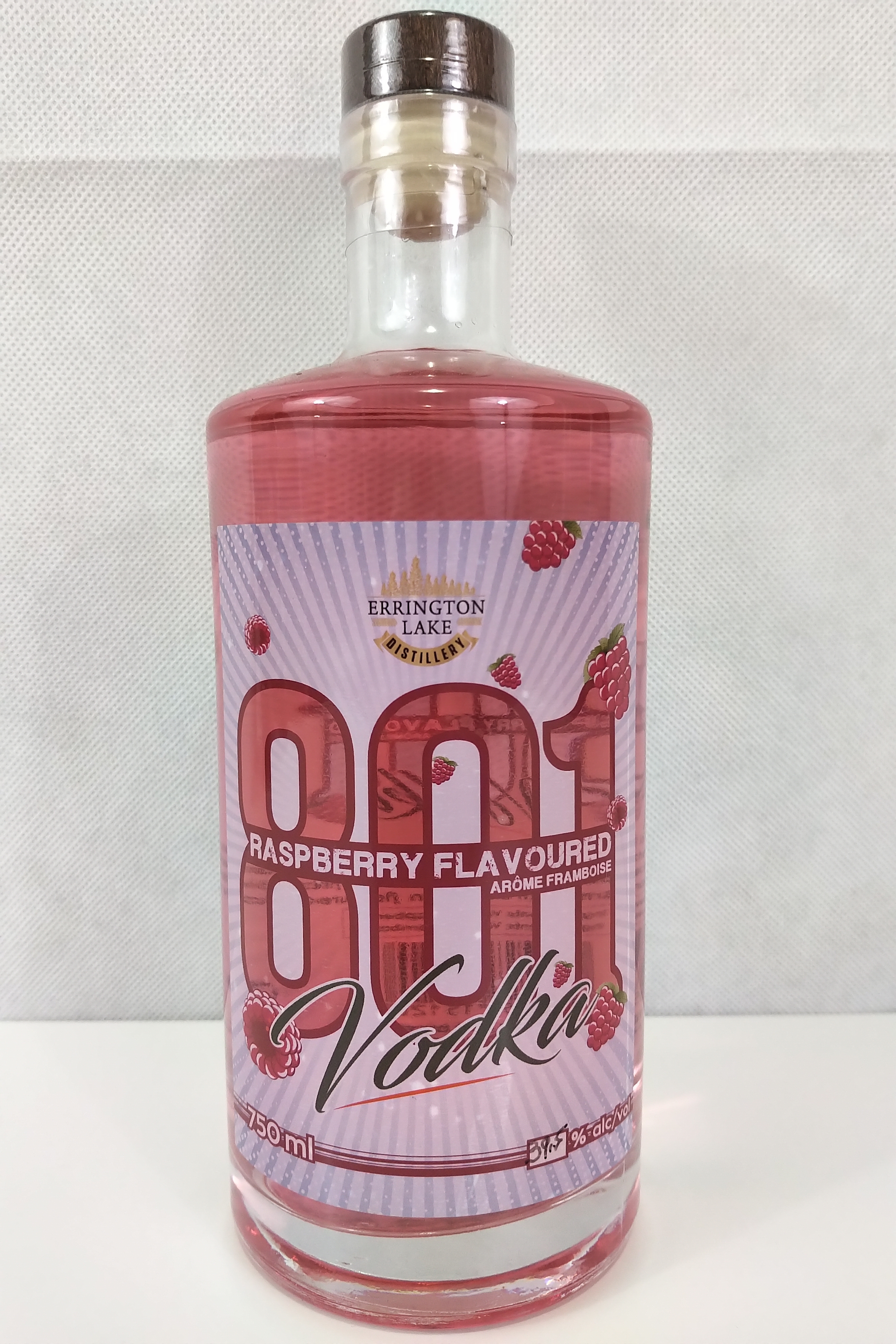Errington Lake 801 Raspberry Vodka