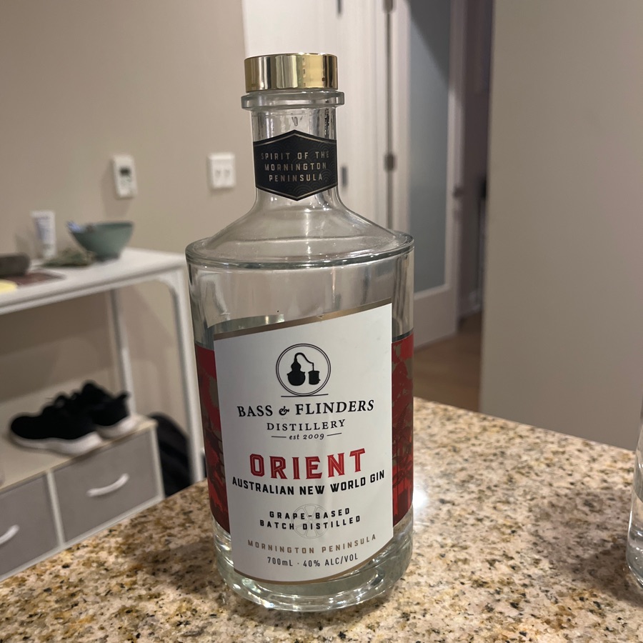 Bass & Flinders Orient Australian New World Gin