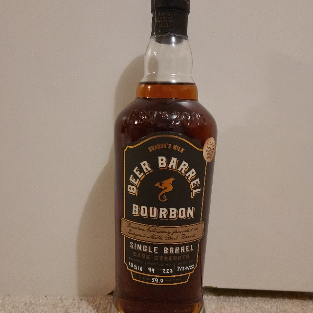 New Holland Beer Barrel Bourbon Single Barrel Cask Strength 2022