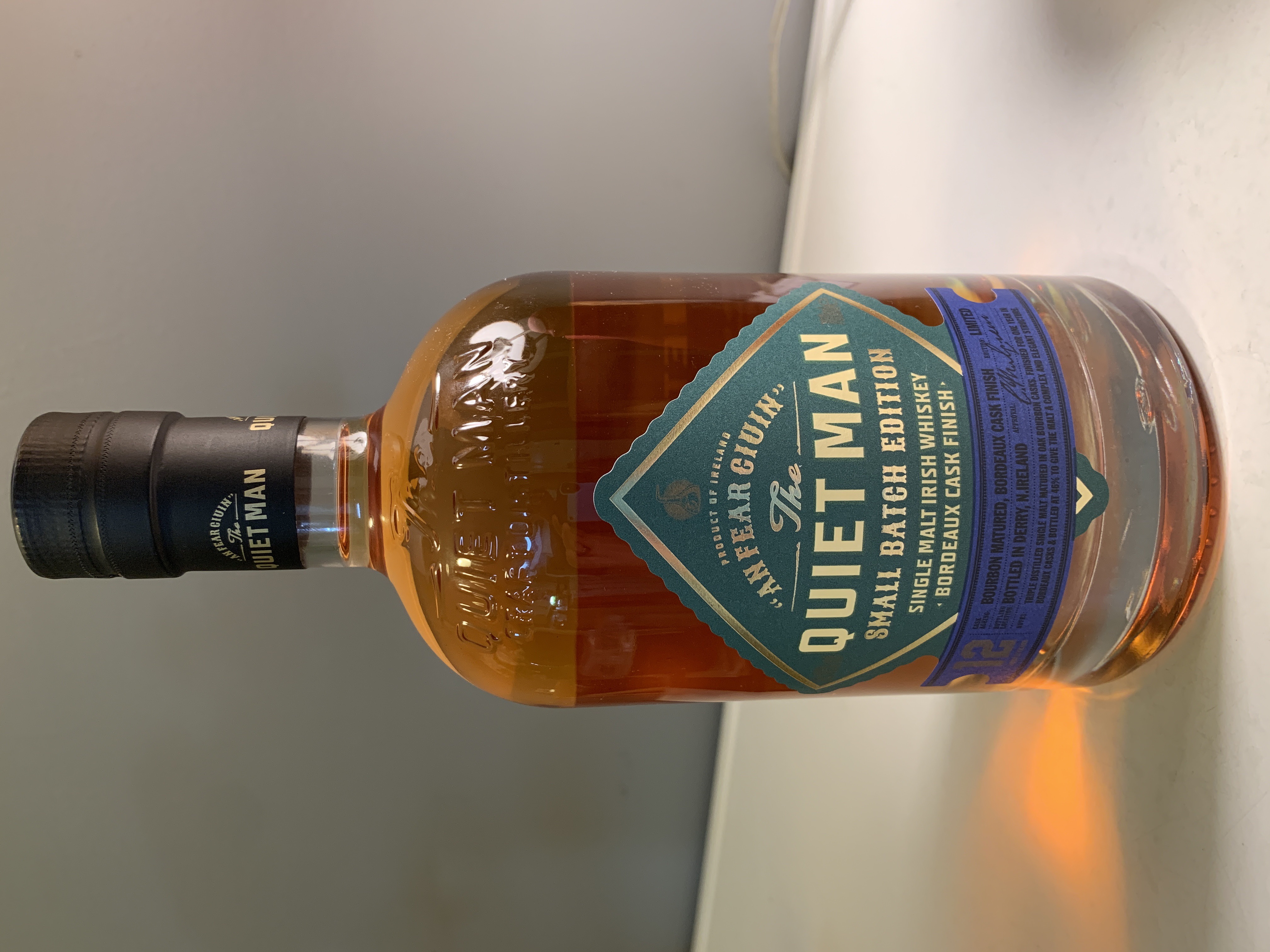 The Quiet Man Small Batch Bordeaux Cask Finish