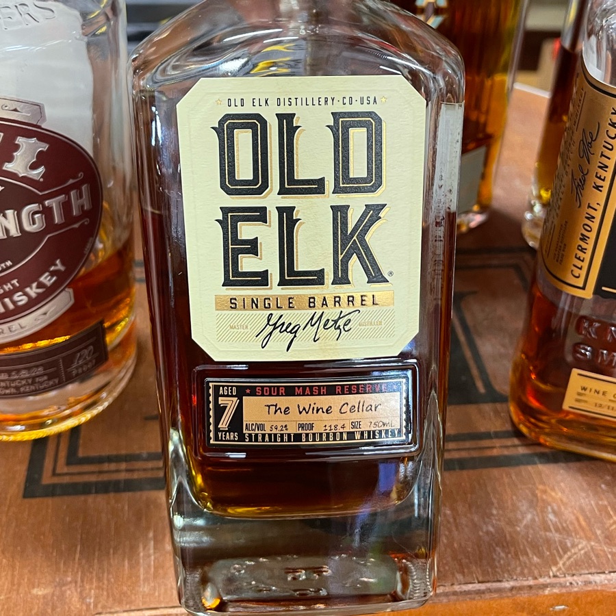 Old Elk Straight Bourbon Whiskey Single Barrel Select 7 Year