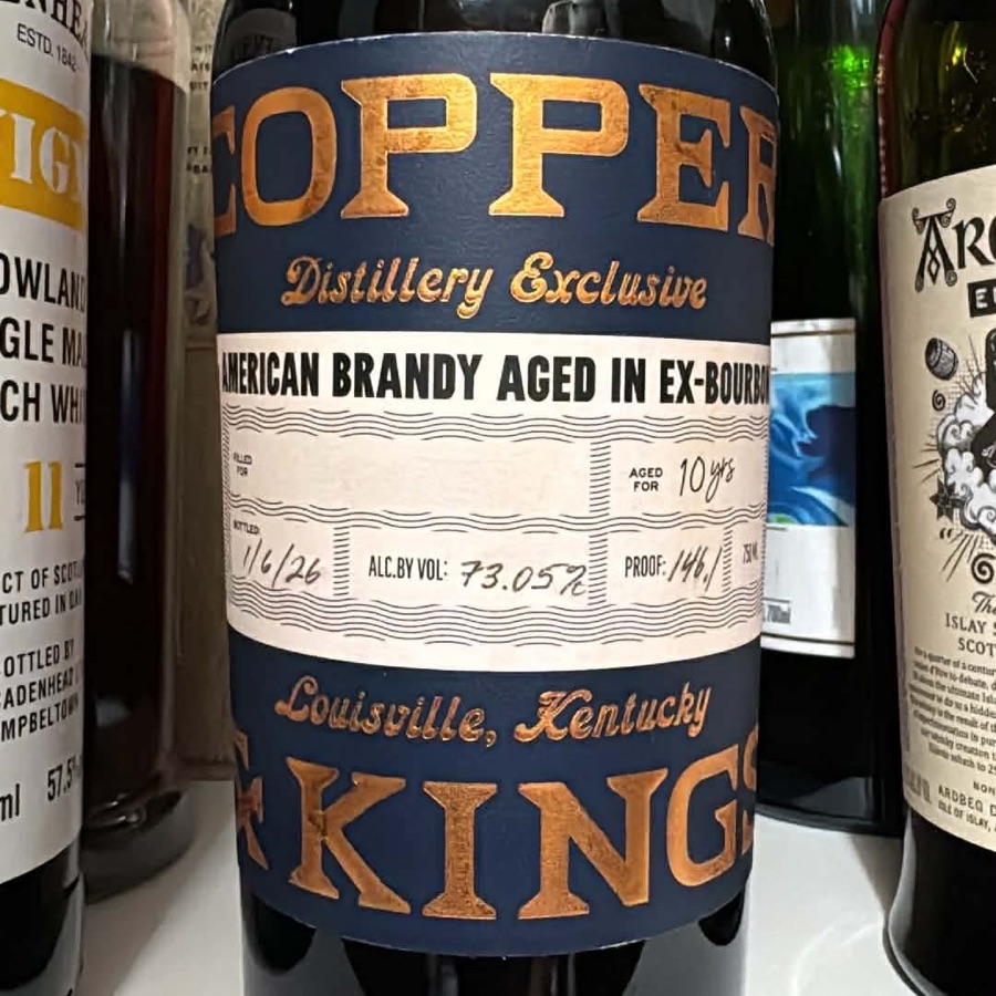 Copper & Kings American Brandy Aged in Ex-Bourbon Barrels