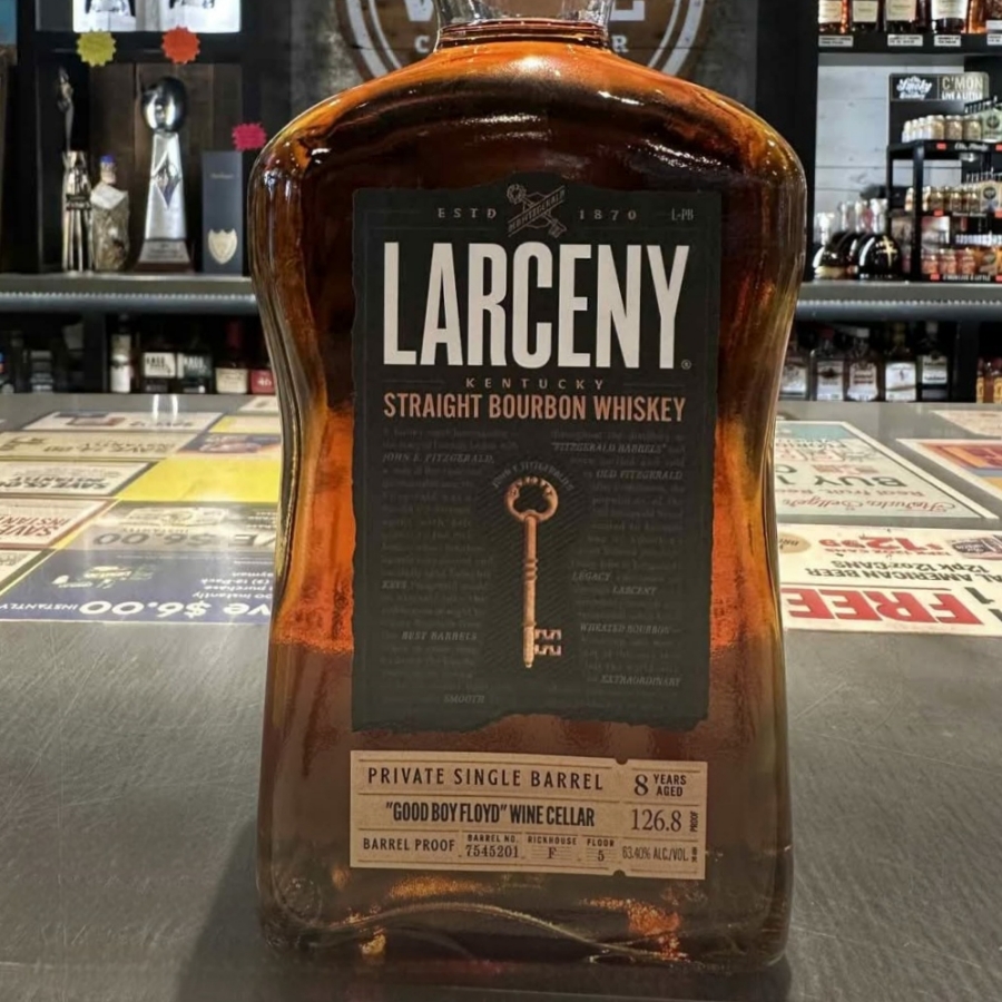 Larceny Private Single Barrel (Good Boy Floyd - Wine Cellar)