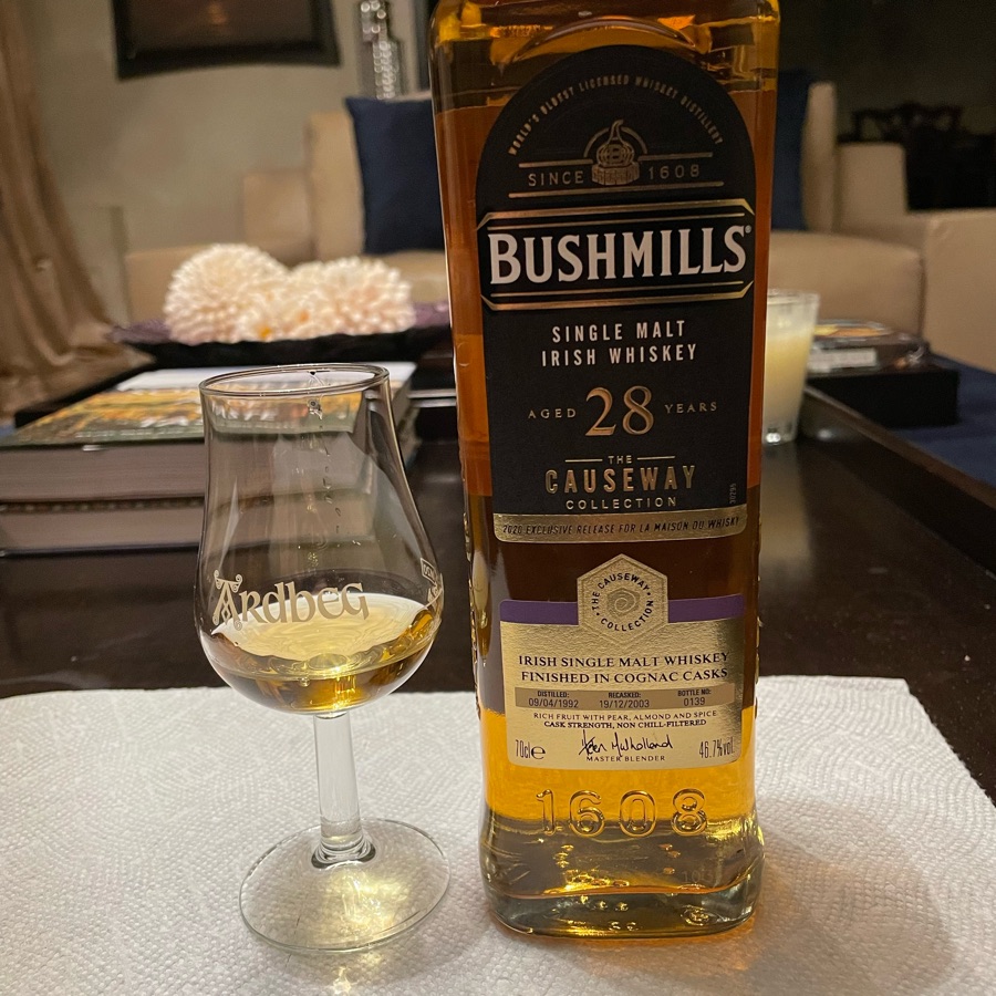 Bushmills The Causeway Collection 1992 28 Year Cognac Cask (LMDW)