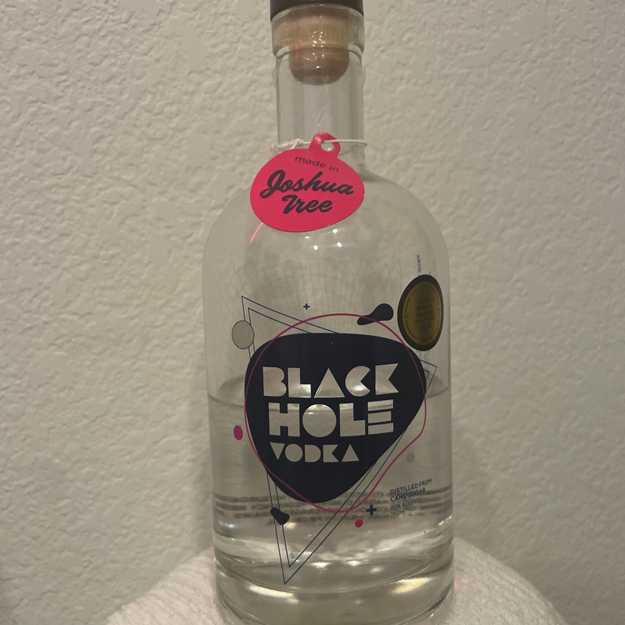 Joshua Tree Distilling: Black Hole Vodka