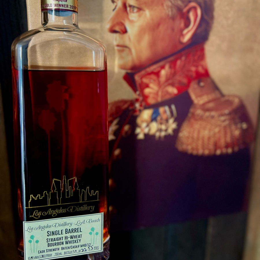 Los Angeles Distillery Straight Hi-Wheat Cask Strength Bourbon