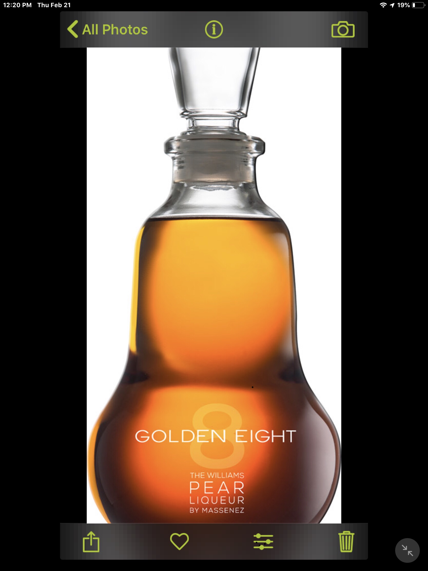 G.E. Massenez Golden Eight Pear Liqueur