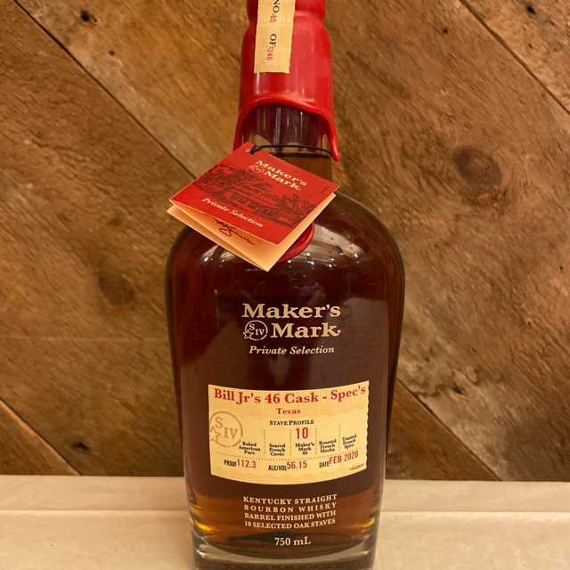 Maker's Mark Private Selection - Bill Jr's 46 Cask - Spec's (2020)