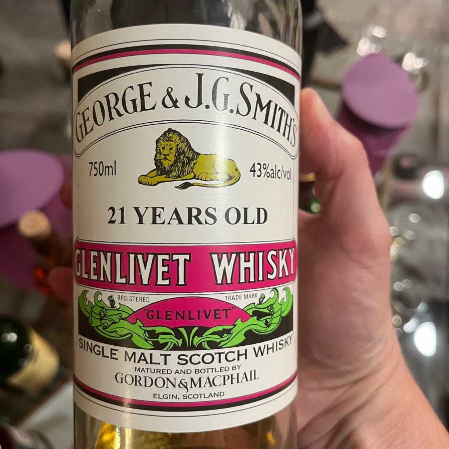 Glenlivet 21 Years (Gordon & Macphail - George & J.G. Smith's)