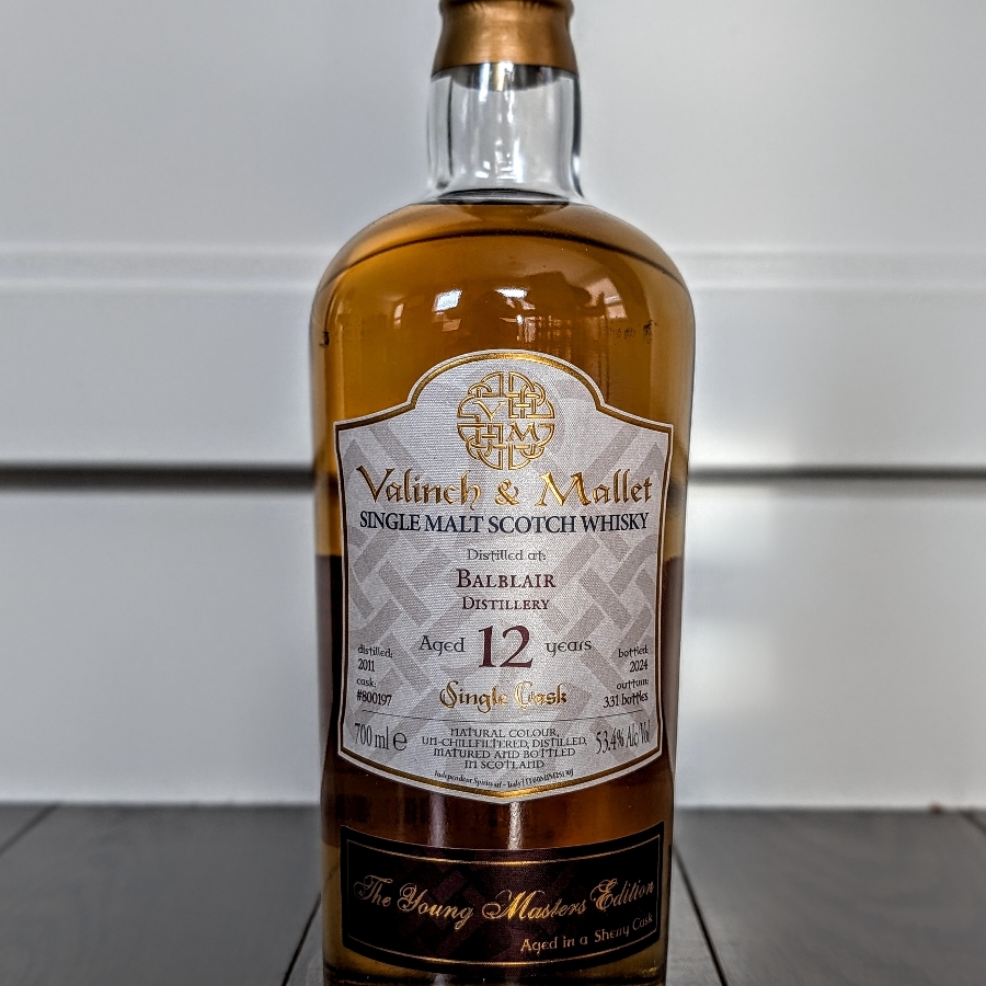 Valinch & Mallet Balblair 2011 12 Year Single Malt Scotch Whisky